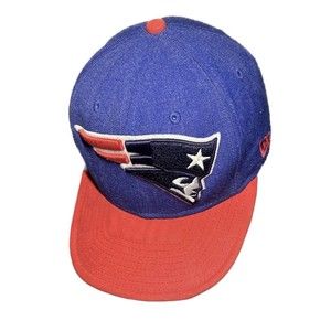 New Era NFL NEW ENGLAND PATRIOTS red/blue 9FIFTY adjustable Snapback OneSize HAT